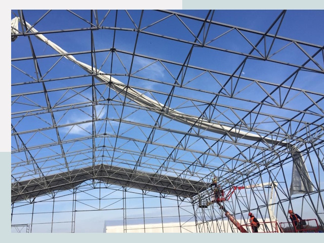 Шатровые ангары от 625 руб. в Орехово-Зуево и Московской области