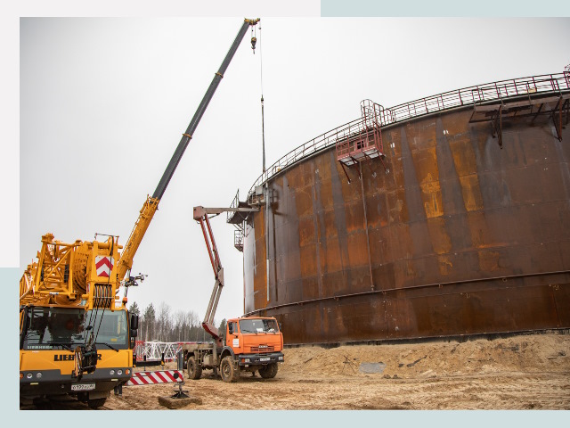 Монтаж резервуаров в Орехово-Зуево от 625 руб. за м³