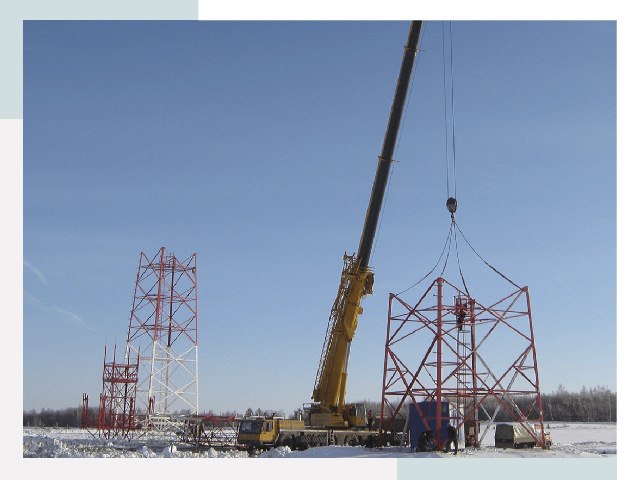 Монтаж вышек связи в Орехово-Зуево