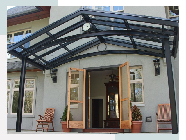 Козырьки металлические в Орехово-Зуево